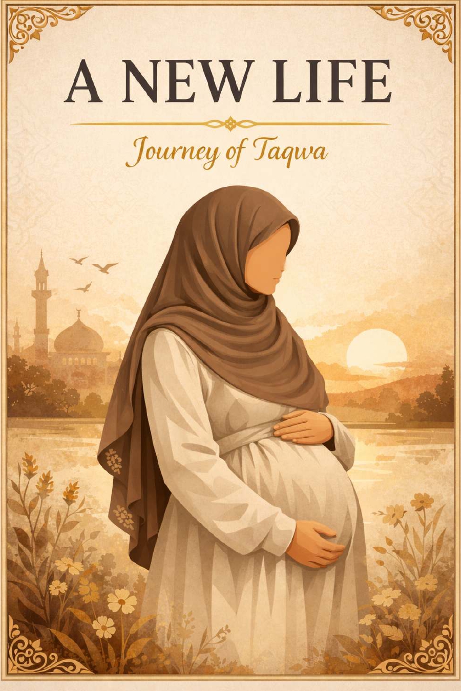 Pregnancy - A New Life Islamic pregnancy ebook cover for Muslim mothers